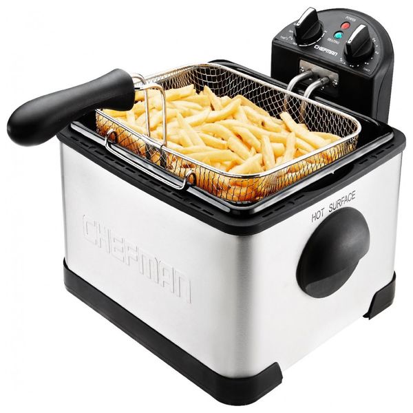 Fritadeira-Eletrica-Industrial-a-Oleo-4.5L-com-Controle-de-foto-0