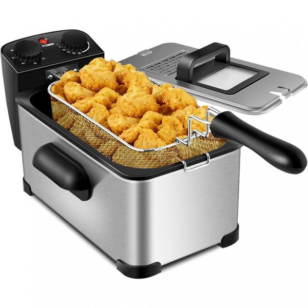 Fritadeira-Eletrica-Industrial-a-Oleo-5L-com-Controle-de-foto-0
