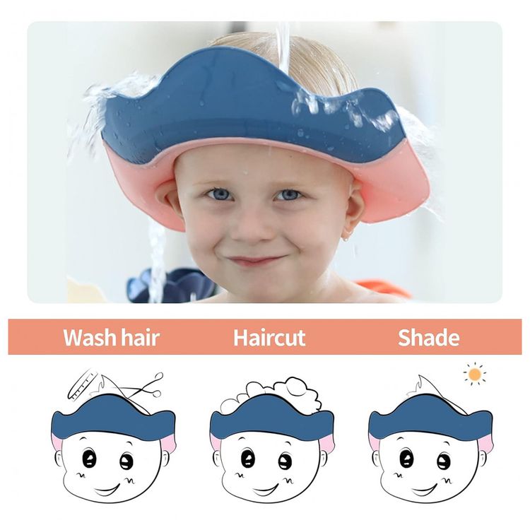 Chapeu-Viseira-Infantil-Protetor-de-Olhos-Hora-do-Banho-foto-2