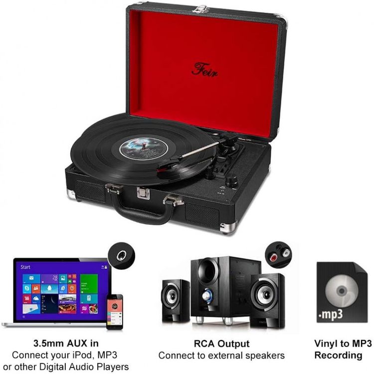 Vitrola-Toca-Discos-com-Plataforma-3-Velocidades-sem-fio-foto-3