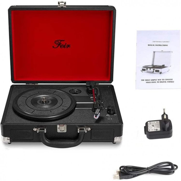 Vitrola-Toca-Discos-com-Plataforma-3-Velocidades-sem-fio-foto-4