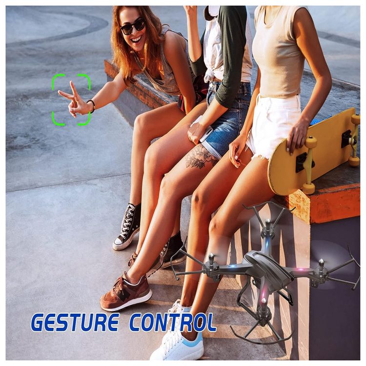 Drone-para-Adultos-com-Camera-2K-HD-Controle-de-Voz-e-Gesto-foto-4