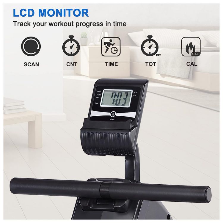 ECHANFIT-Aparelho-Remador-Magnetico-com-Bluetooth-para-foto-3