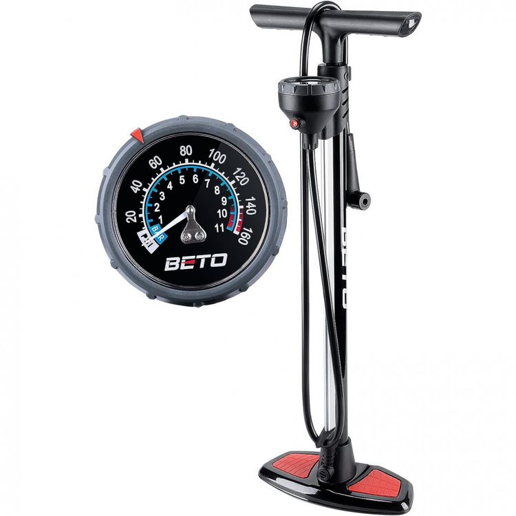 Bomba-de-Piso-Ergonomica-para-Bicicleta-com-Medidor-e-foto-0