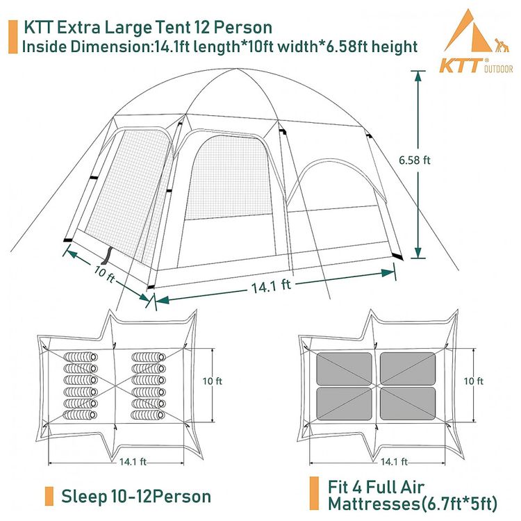 Barraca-Suspensa-Portatil-para-Acampamento-Camping-KTT-foto-5