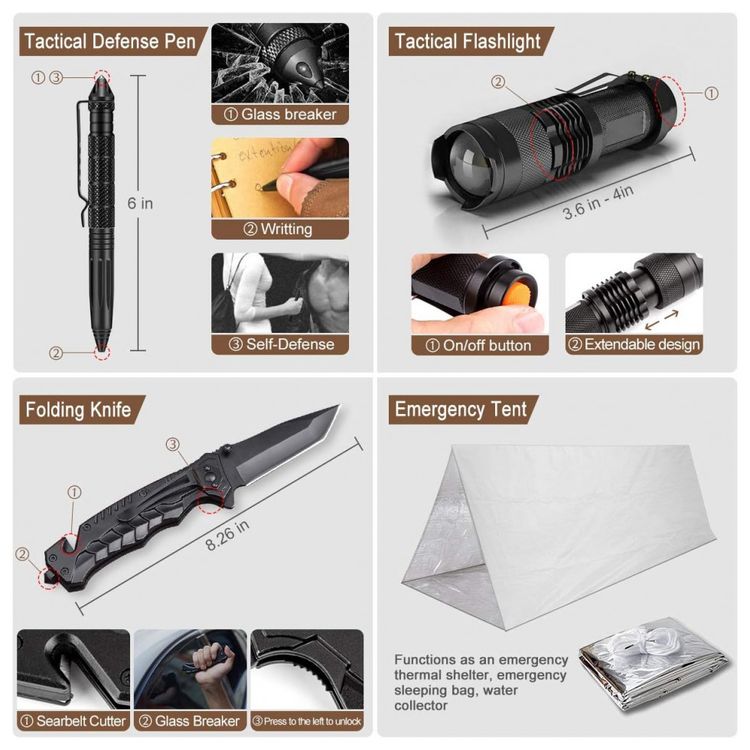 Taimasi-kit-de-Sobrevivencia-Emergencia-para-Acampamento-foto-3