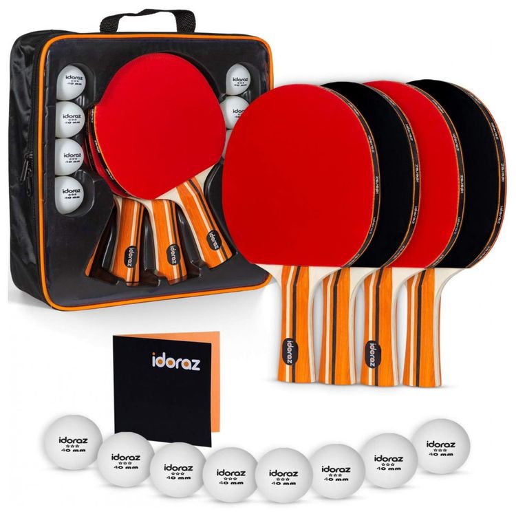 Idoraz-Kit-de-Ping-Pong-com-Mesa-Portatil-4-Raquetes-6-foto-0