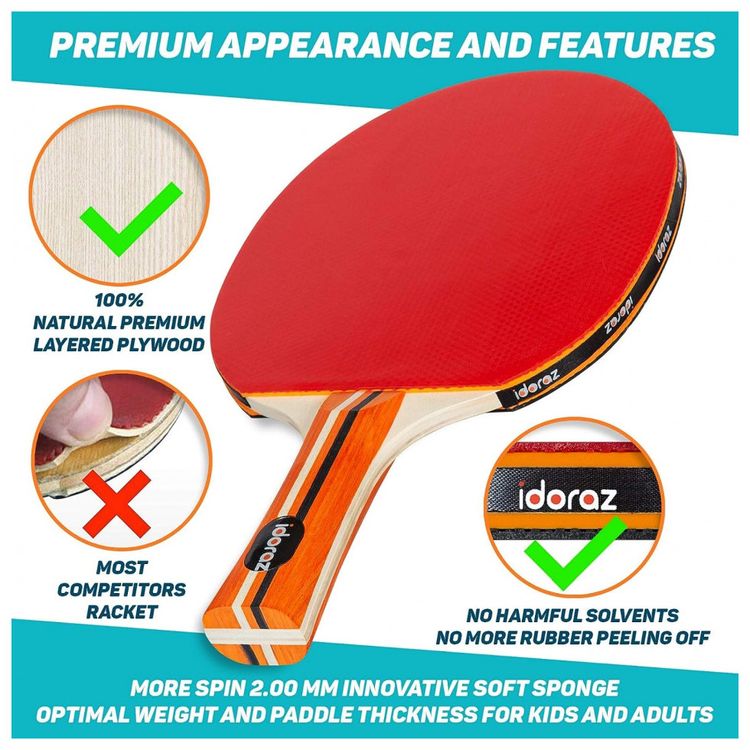 Idoraz-Kit-de-Ping-Pong-com-Mesa-Portatil-4-Raquetes-6-foto-1