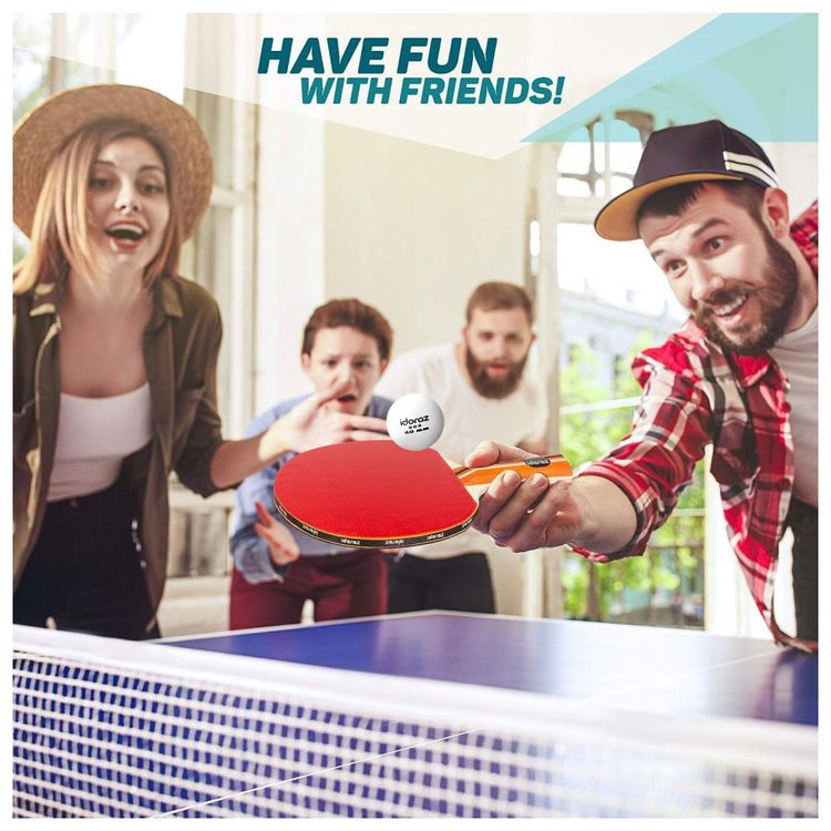 Idoraz-Kit-de-Ping-Pong-com-Mesa-Portatil-4-Raquetes-6-foto-2
