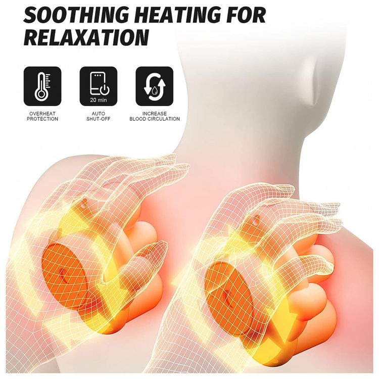 Massageador-Shiatsu-Eletrico-Portatil-3D-para-Ombros-foto-2