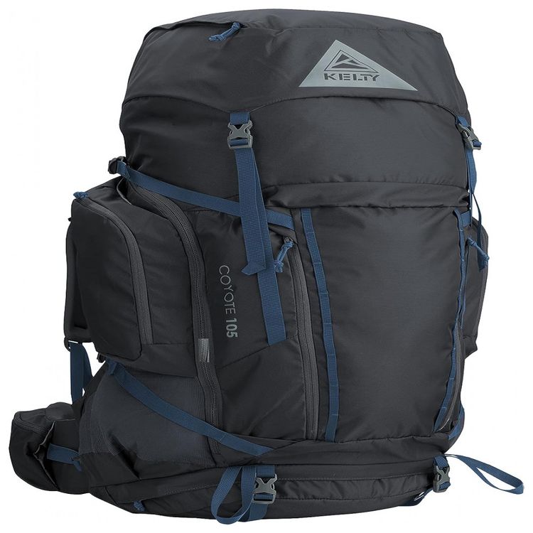 Kelty-Mochila-de-Acampamento-Camping-85L-Impermeavel-Preta-foto-0