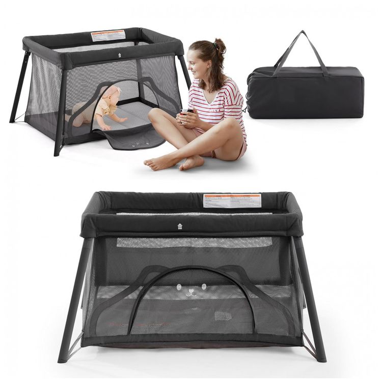 Berco-Cercado-Portatil-3-em-1-com-Colchao-Confortavel-e-foto-0