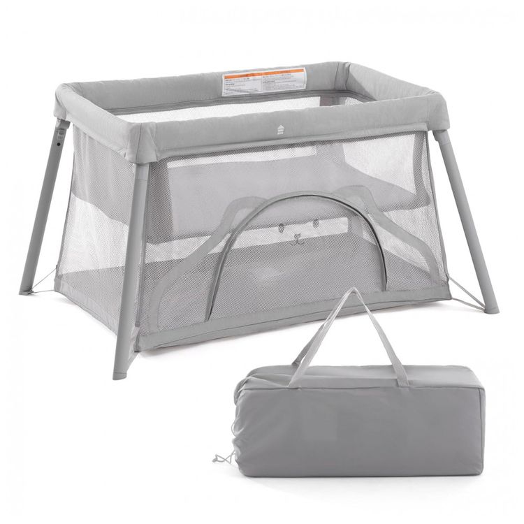 Berco-Cercado-Portatil-2-em-1-com-Colchao-Confortavel-e-foto-0