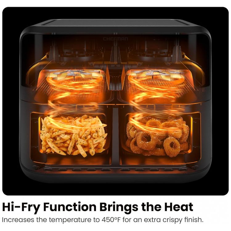 Fritadeira-Eletrica-Airfryer-com-2-Cestos-de-3L-e-Painel-de-foto-4