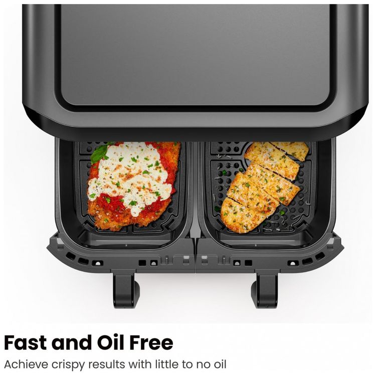 Fritadeira-Eletrica-Airfryer-com-2-Cestos-de-3L-e-Janela-de-foto-4