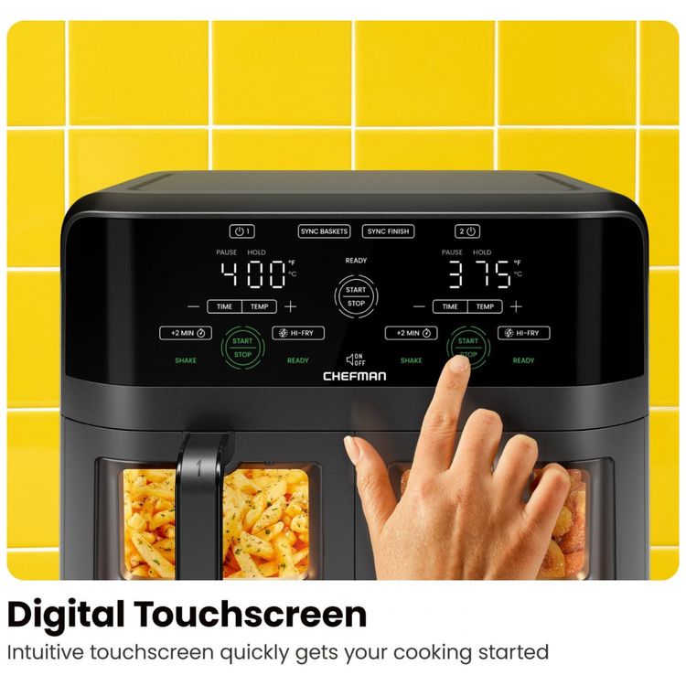 Fritadeira-Eletrica-Airfryer-com-2-Cestos-de-3L-e-Janela-de-foto-5