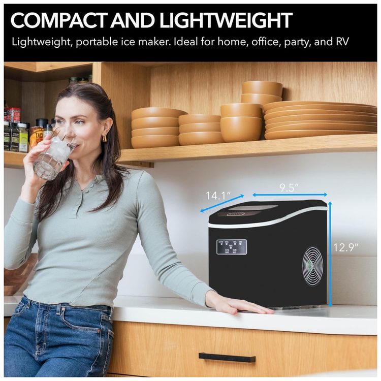 Maquina-de-Gelo-Compacta-Portatil-com-Capacidade-para-12-kg-foto-2