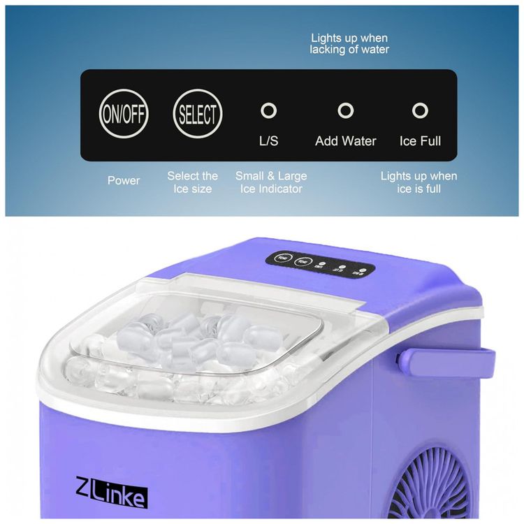 Maquina-de-Gelo-portatil-com-Capacidade-para-12-kg-em-24H-foto-2