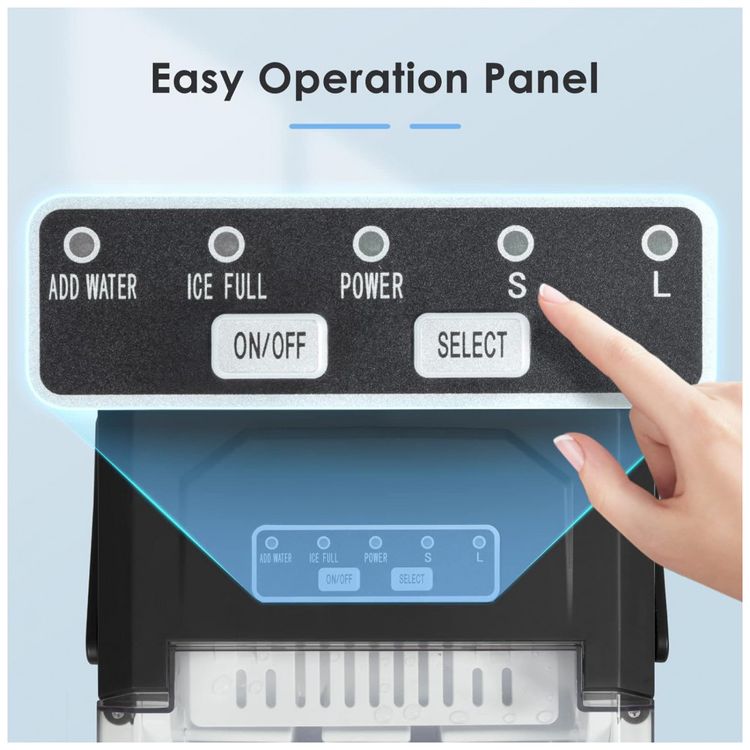 Maquina-de-Gelo-Portatil-com-Capacidade-para-11-kg-em-24H-foto-4
