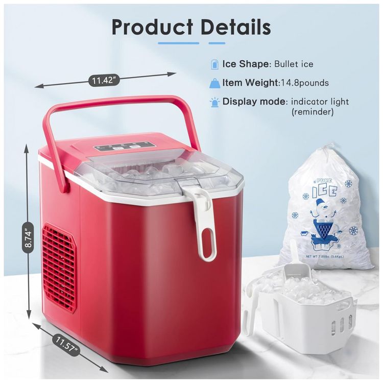Maquina-de-Gelo-Portatil-com-Capacidade-para-11-kg-em-24H-foto-2