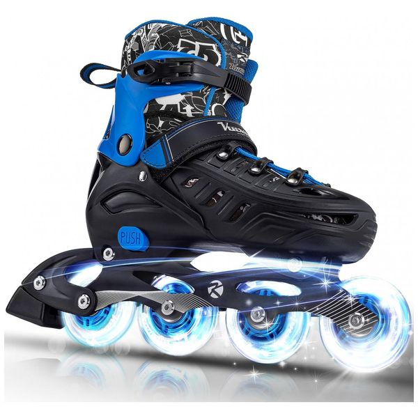 Patins-Regulavel-e-Ajustavel-para-Criancas-com-Rodas-foto-0