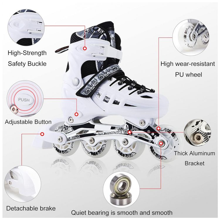Patins-Regulavel-para-Criancas-e-Adultos-com-4-Rodas-foto-3
