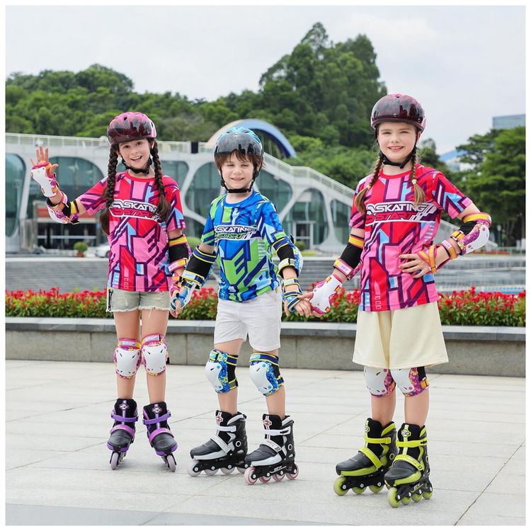 Patins-Infantil-Regulavel-com-4-Rodas-Iluminadas-Tam-BR-34-foto-5