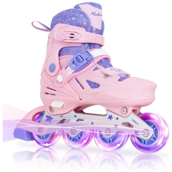 Patins-Infantil-Regulavel-com-Rodas-Iluminadas-para-foto-0