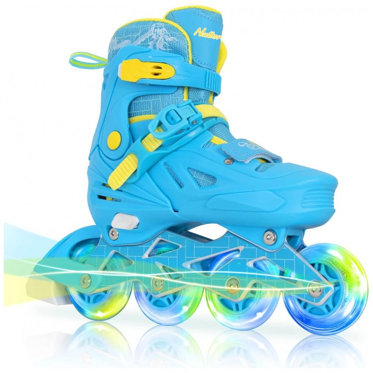 Patins-Infantil-Regulavel-com-Rodas-Iluminadas-para-foto-0