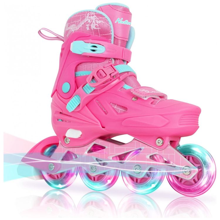 Patins-Infantil-Regulavel-com-Rodas-Iluminadas-para-foto-0