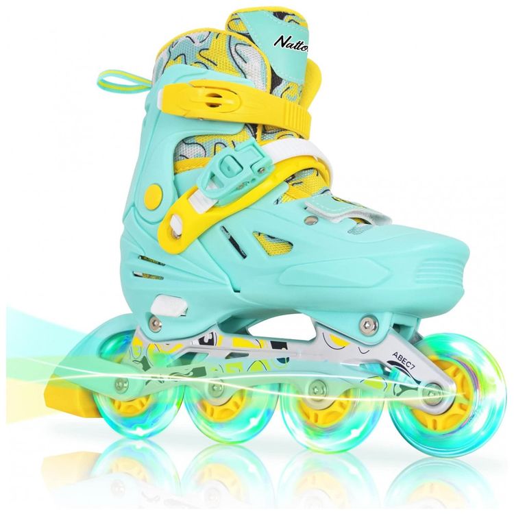 Patins-Infantil-Regulavel-com-Rodas-Iluminadas-para-foto-0