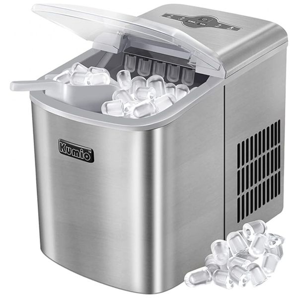 Maquina-de-Gelo-em-Aco-Inoxidavel-com-Capacidade-para-149-foto-0