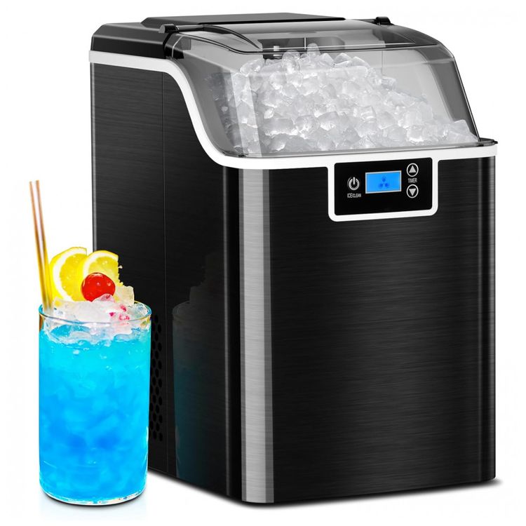 Maquina-de-Gelo-em-Aco-Inoxidavel-com-Capacidade-para-20-kg-foto-0