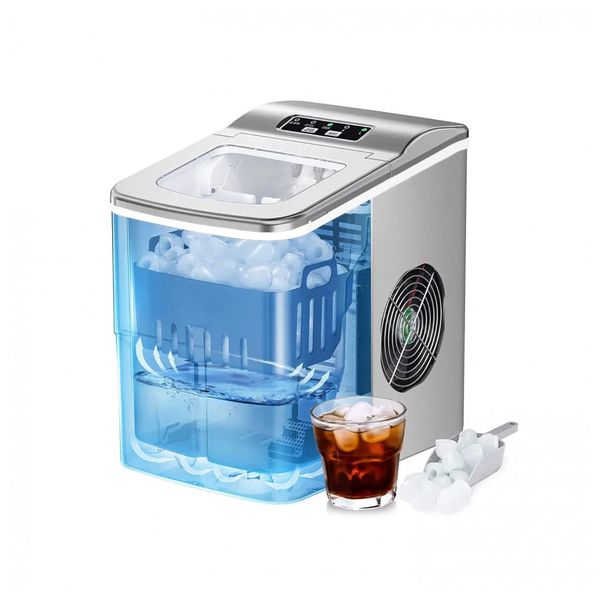 Maquina-de-Gelo-com-Capacidade-para-11-kg-em-24H-e-Colher-de-foto-0