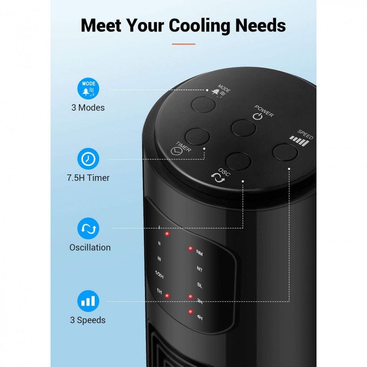 Ventilador-de-Torre-com-3-Velocidades-Controle-Remoto-foto-1