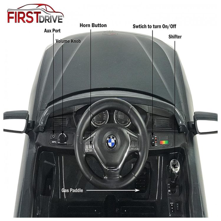 BMW-Carro-Carrinho-Eletrico-1-Assento-12V-com-Luzes-de-LED-foto-4