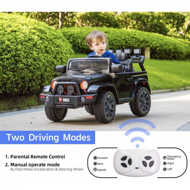 u-URideon-Carro-Carrinho-Eletrico-1-Assento-12V-com-Luzes-foto-2