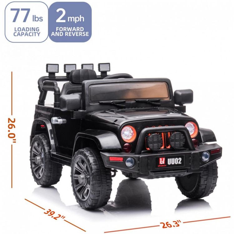 u-URideon-Carro-Carrinho-Eletrico-1-Assento-12V-com-Luzes-foto-3