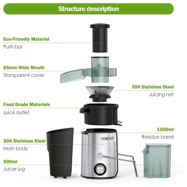 Centrifuga-de-Frutas-com-3-Velocidades-Aco-Inoxidavel-foto-1