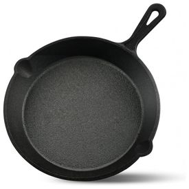 ProFire-Frigideira-de-Ferro-Fundido-Pre-Temperada-com-Alca-foto-0