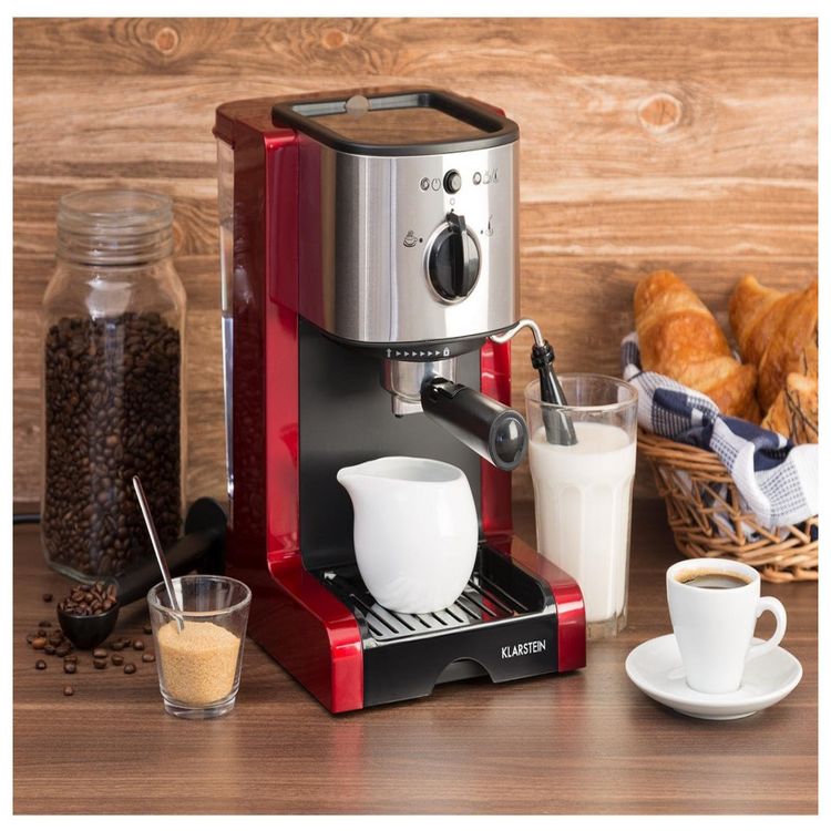 KLARSTEIN-Maquina-de-Cafe-Expresso-1L-20-Bars-Aco-Inox-foto-1