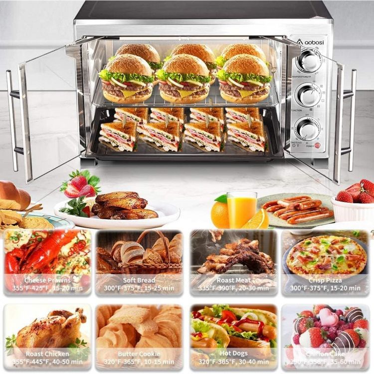 AOBOSI-Fritadeira-Eletrica-Air-Fryer-23L-Multifuncional-com-foto-1