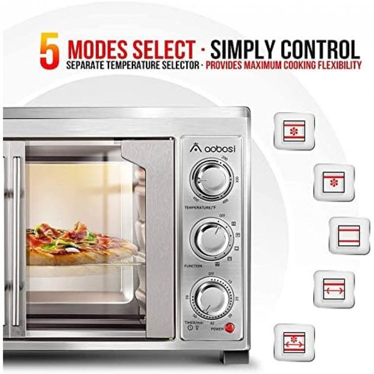AOBOSI-Fritadeira-Eletrica-Air-Fryer-23L-Multifuncional-com-foto-2