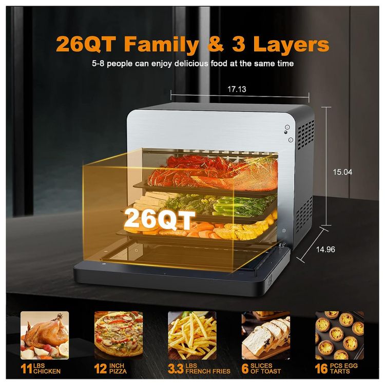 Geek-Chef-Fritadeira-Eletrica-Air-Fryer-25L-Multifuncional-foto-1