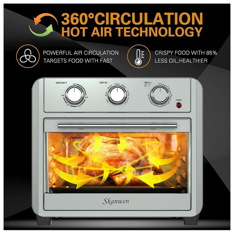 Fritadeira-Eletrica-Air-Fryer-23L-Multifuncional-com-Painel-foto-2