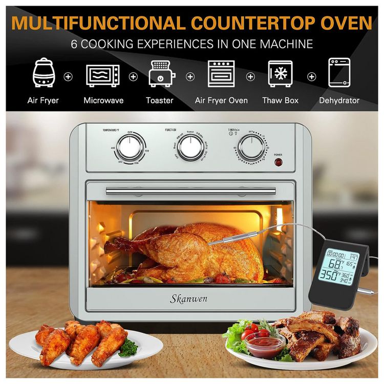 Fritadeira-Eletrica-Air-Fryer-23L-Multifuncional-com-Painel-foto-3