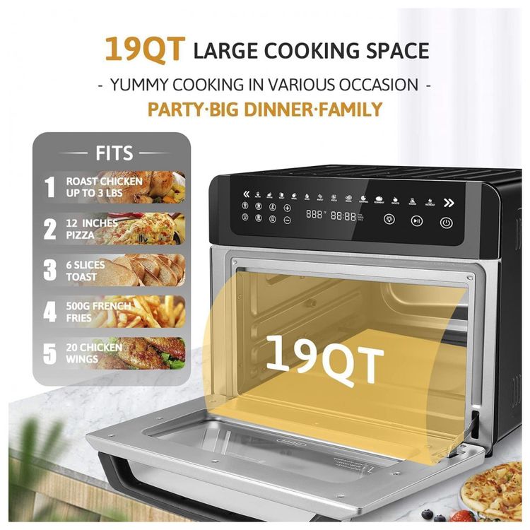Fritadeira-Eletrica-Air-Fryer-16L-Multifuncional-com-Painel-foto-5