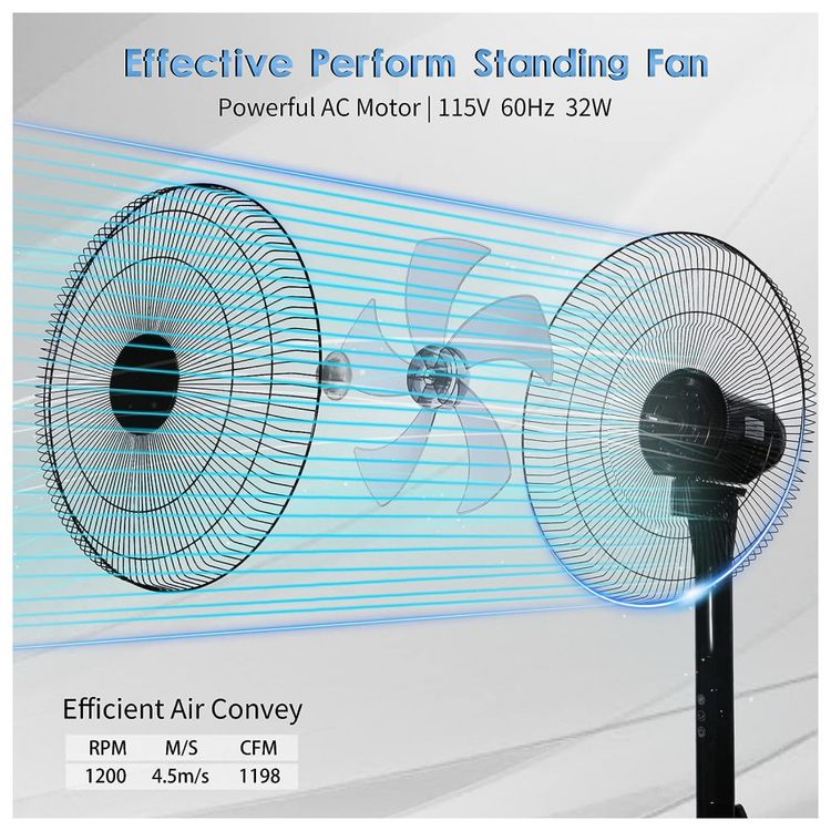 Ventilador-de-Coluna-3-Velocidades-Ajustaveis-110v-foto-2