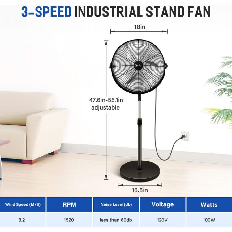 Ventilador-de-Coluna-3-Velocidades-Ajustaveis-110v-SIMPLE-foto-1