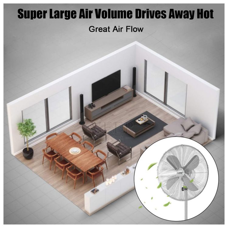 Ventilador-de-Coluna-3-Velocidades-Ajustaveis-110v-COSTWAY-foto-1